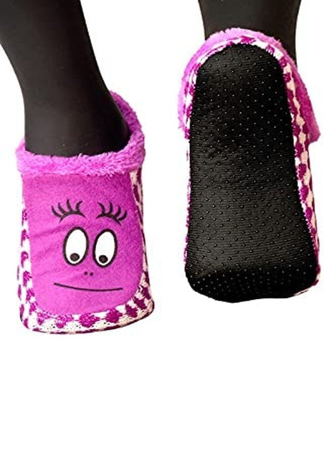 V3E Cute Baby Multi Coloured Warm Winter Slipper Socks Indoor Warm Knitted Booties Slipper Socks with Soft Rubber Sole (Multicolour,Pack of 02)-(6-7 Years) - Image 4