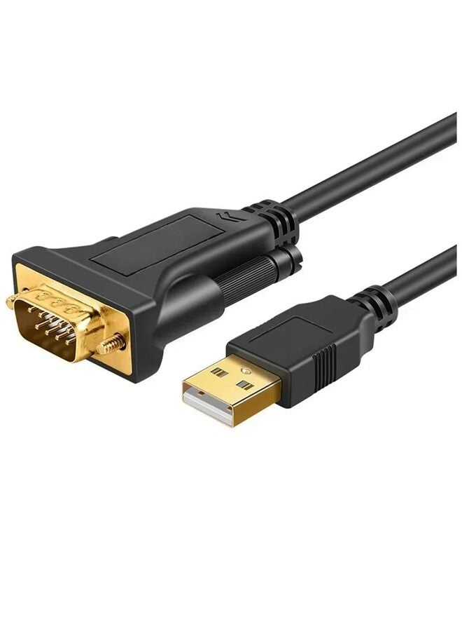 USB 2.0 Male to RS232 Male 9Pin 10 Feet Serial Adapter Cable for Cashier Register, Modem, Scanner, Digital Cameras, CNC - Image 1