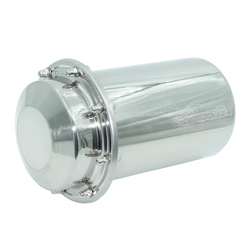 SoClaay Stainless Steel Time Capsule Anti-Corrosion Waterproof Storage Container for Keepsakes Letters Cards Photos and All Important Memories Storage and Commemorate (8.1 INCH) - Image 5
