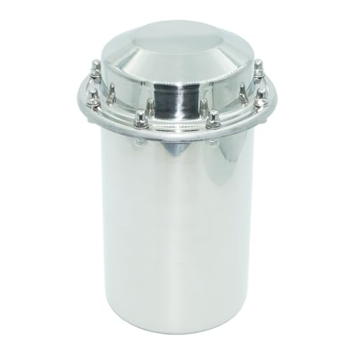 SoClaay Stainless Steel Time Capsule Anti-Corrosion Waterproof Storage Container for Keepsakes Letters Cards Photos and All Important Memories Storage and Commemorate (8.1 INCH) - Image 1