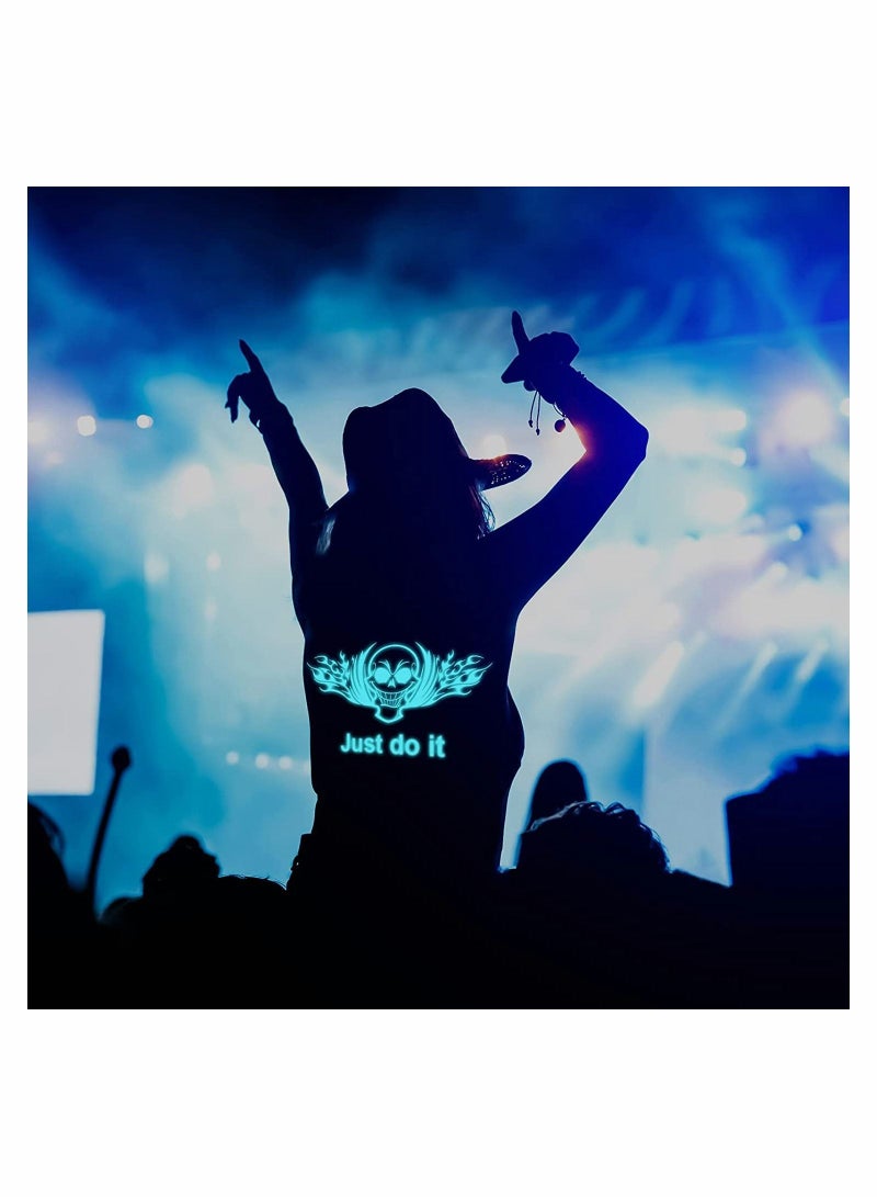 شو وو Luminous Lettering Film 5 Rolls Heat Transfer Vinyl Thermal Iron On DIY Garment Silhouette Paper Fabric Design For T Shirt Decoration Craft Material - Image 5