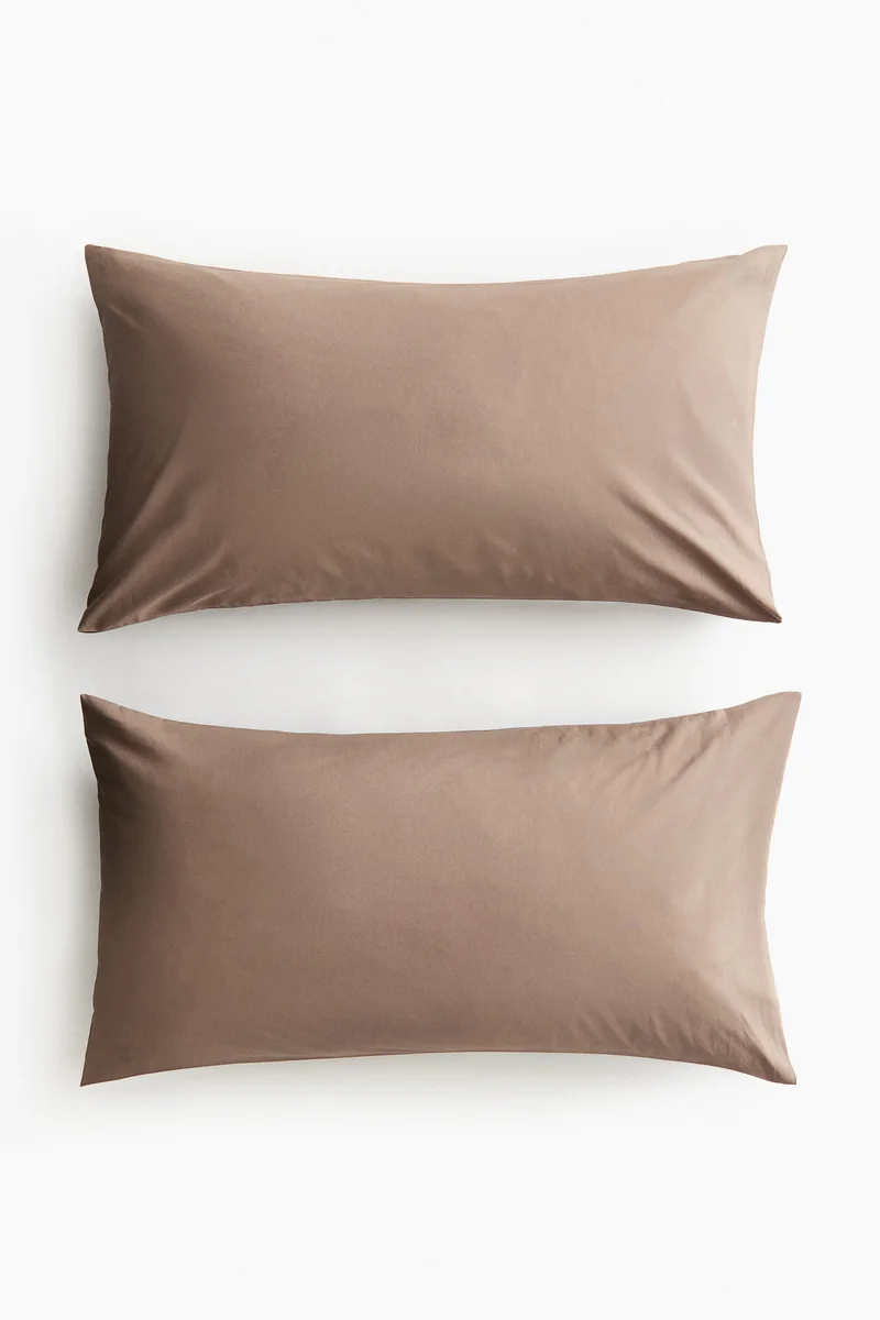 H&M 2-pack cotton pillowcases