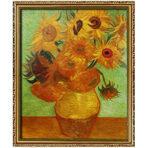 FJXMFRAME Gold 16x20 Picture Frame Vintage Wood Baroque Design for Wall Hanging Antique Ornate Photo Frame for Wall Art and Prints - Image 1