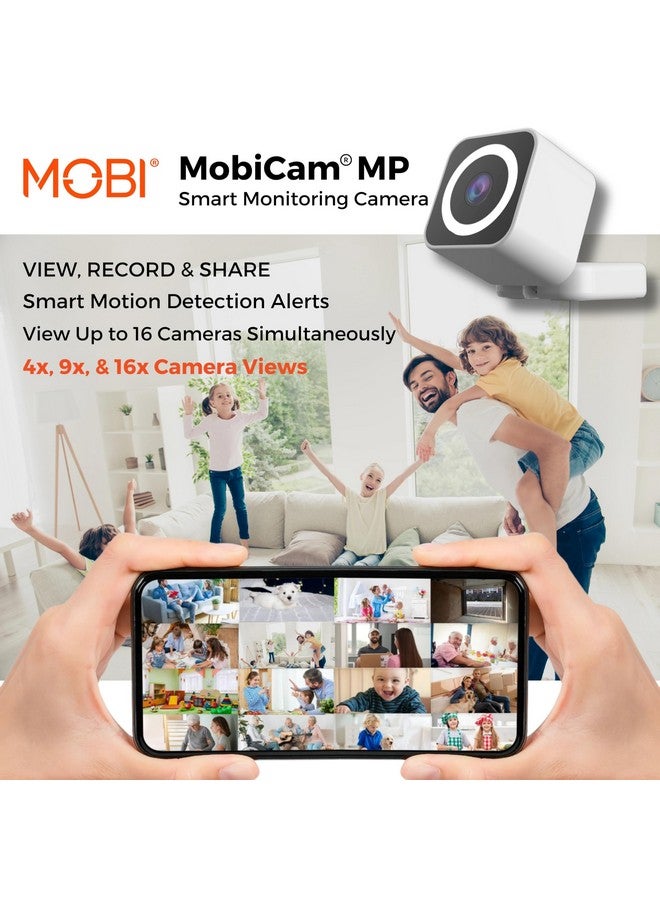 MobiCam MP Smart Home/Office Camera with 3MP Resolution, 2-Way Audio, Night Vision, 30-Second Setup, Dual WiFi (2.4GHz & 5GHz), BLE Connectivity - High-Resolution IP Monitoring Camera (Model 2025) - Image 3
