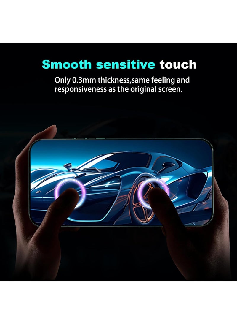 أداندو [2+2] واقي شاشة لهاتف Xiaomi 17 Ultra للزجاج المقسى، وطبقة حماية من الزجاج المقسى والكاميرا، وصلابة 9H، وواقي شاشة HD مضاد للفقاعات. مضاد للخدش (واضح) - Image 5