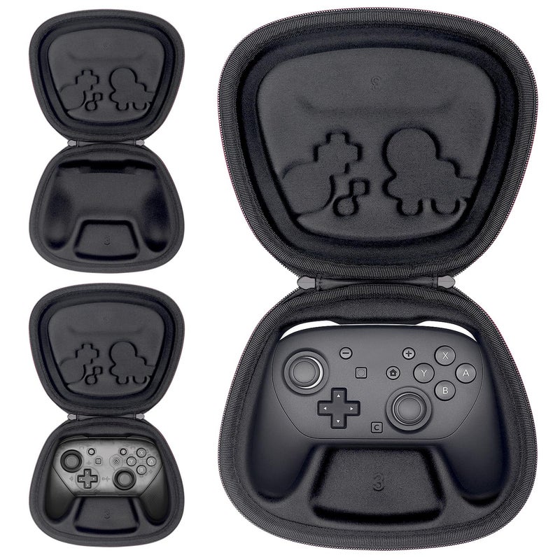 sisma Carrying Case Compatible with Nintendo Switch 2 Pro Controller, Hard Shell Original Switch Controller Protection Portable Travel Protective Case, Black - Image 3