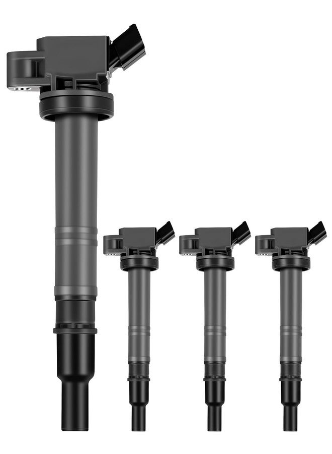 ملف إشعال SCITOO UF495 (4 قطع) لسيارات تويوتا تندرا 4.7 لتر موديل 2006، وسولارا 2.4 لتر موديل 2006-2008، وماتريكس 2.4 لتر موديل 2009-2011، وماتريكس 1.8 لتر موديل 2008، ولكزس IS F 5.0 لتر موديل 2008-2010 (610-58651 90919-02248) - Image 1