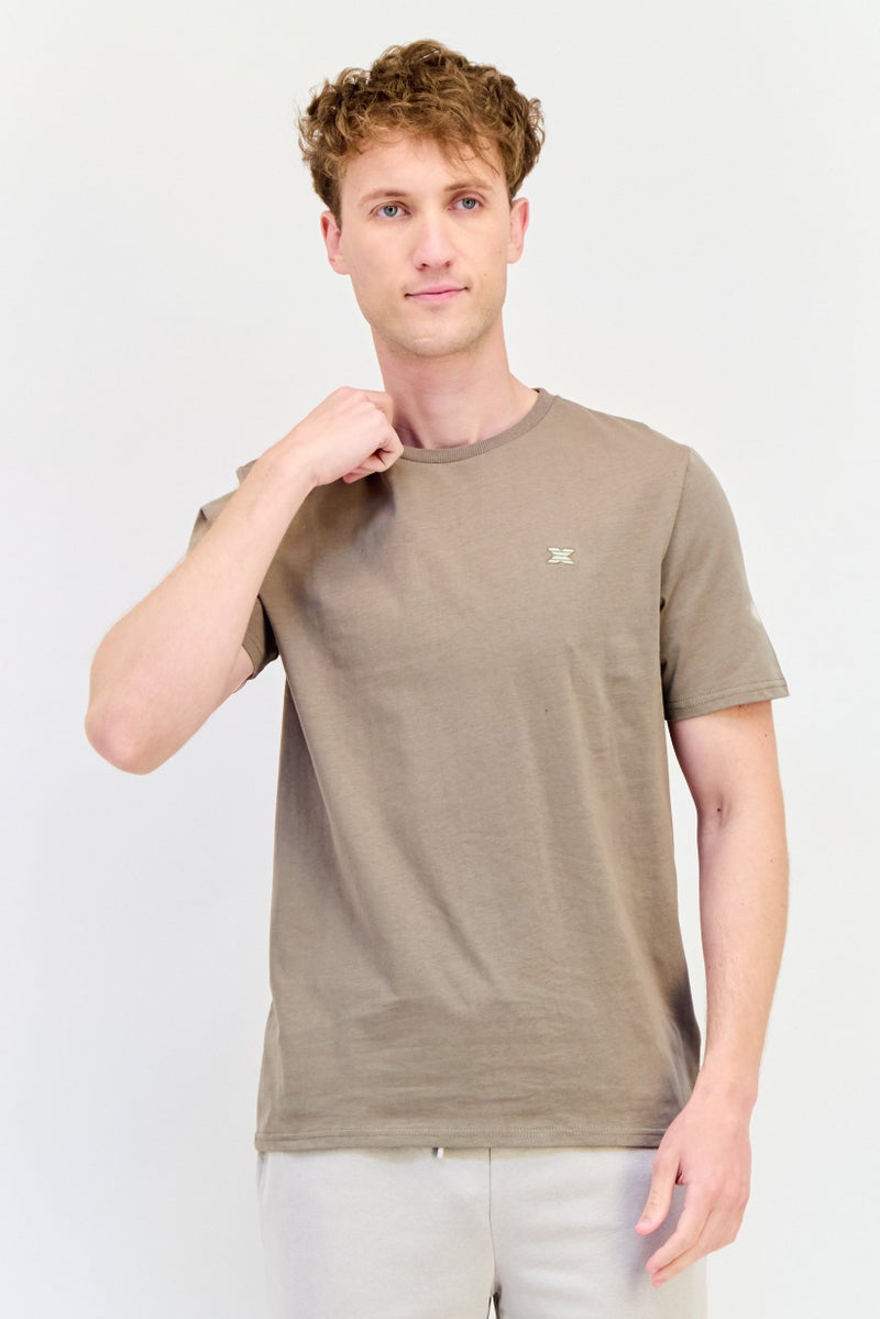 RBX Men Sportswear Fit Short Sleeve Outdoor T-Shirt, Olive  - Image 1