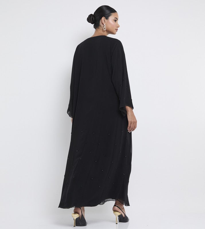 ROZA Stylish Hand Work Abaya - Image 4