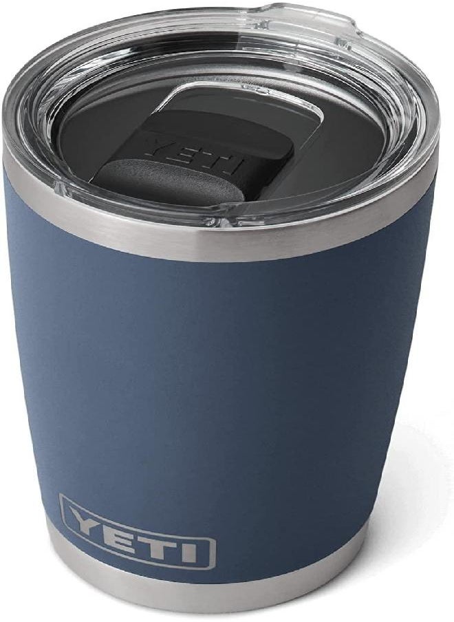 YETI Rambler 20 Oz Tumbler, Stainless Steel, Vacuum Insulated With Magslider Lid, Navy  - Image 2