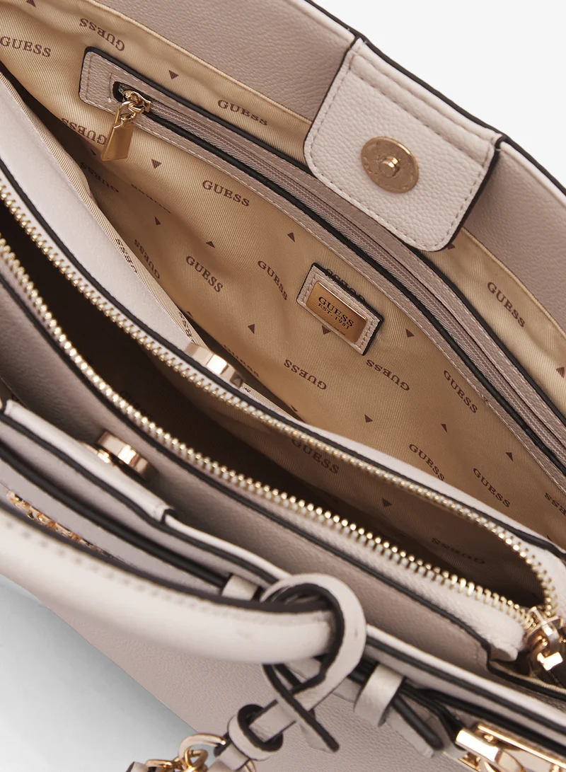 GUESS  Gregoria Large Girlfriend Satchel Bag for Women | Best Price UAE