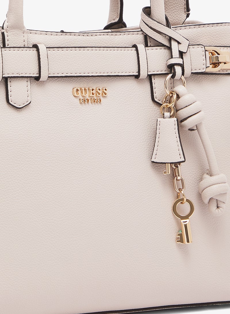 GUESS Gregoria Large Girlfriend Satchel Bag - Image 4