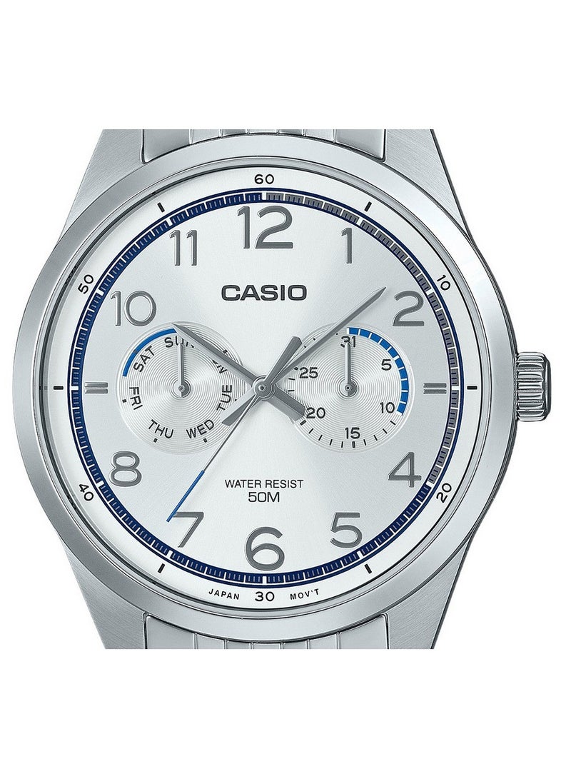 Casio Ladies Silver Dial Watch - Image 2