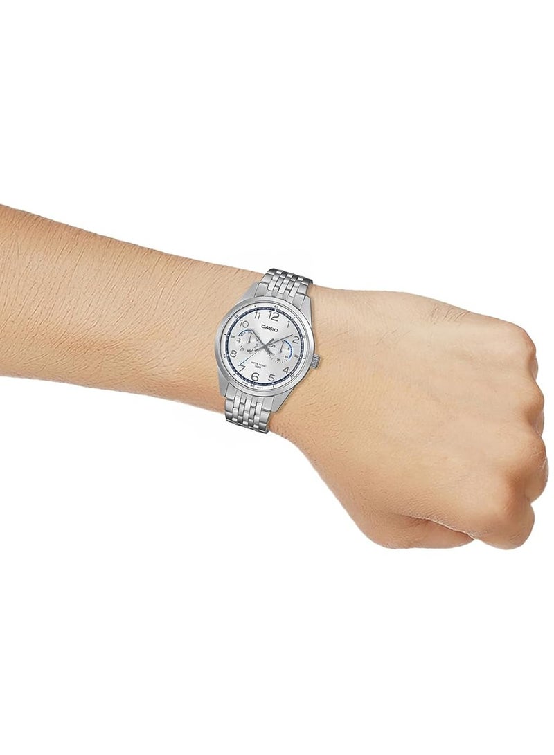 Casio Ladies Silver Dial Watch - Image 5