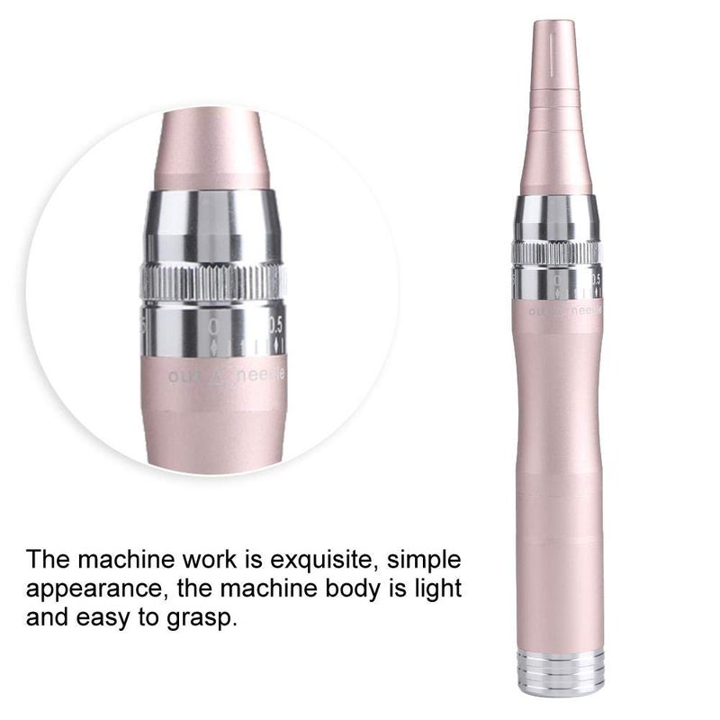 klarako Tattoo Machine, Tattoo Pen Rotary Tattoo Machine, Professional Semi Permanent Makeup Machine, for Shader Liner Coloring, Assorted Motor Gun Kits(pink) pink - Image 4