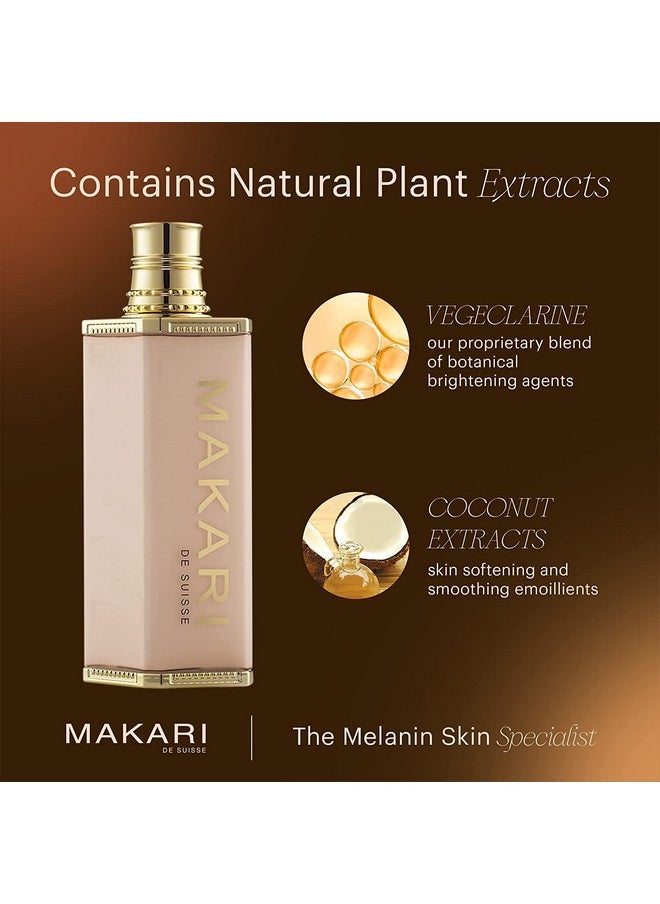 Makari - Makari Premium+ Body Brightening Beauty Milk (4.57 fl oz) | Anti-Aging Body Lotion | Softens and Smoothens Skin | Helps Diminish Discolorations and Dark Marks | Enhances Luminosity and Vibrance - Image 1
