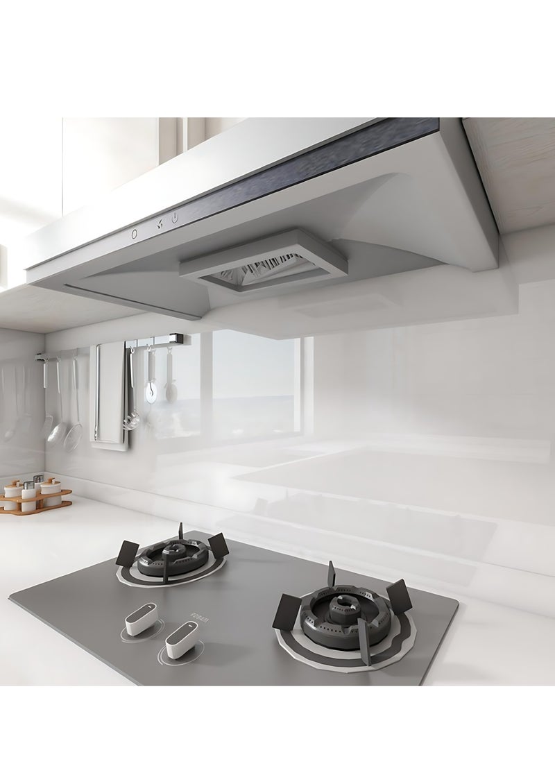 Transparent Electrostatic Wall Protector Film, Adhesive-Free Static Cling, Waterproof, Oil-proof, Scratch-resistant, Dirt-resistant, Keeps Walls Clean and Fresh, 500cm×45cm Multi-Purpose Protective Film for Kitchen, Living Room, Cabinets, Tables, Doors, and More - Image 2