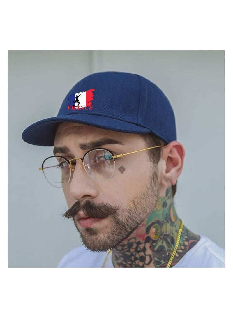 قبعة رياضية فرنسا مع شريط فيلكرو قابل للتعديل للأطفال للجنسين - Image 5