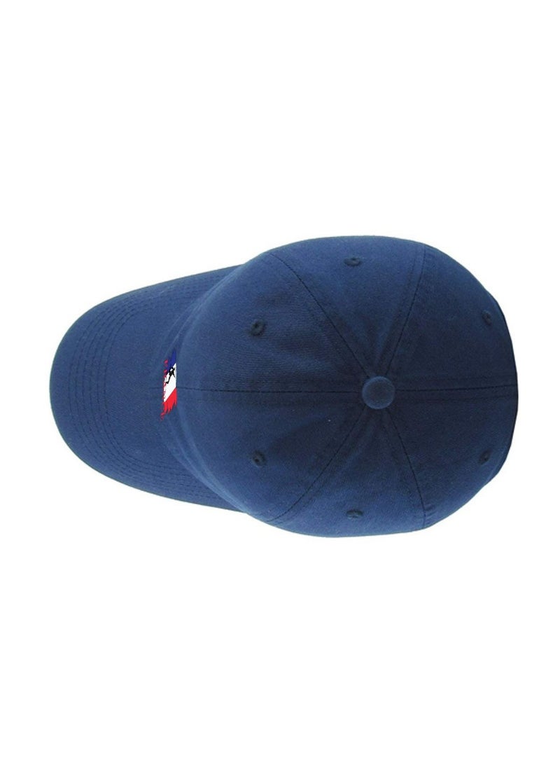 قبعة رياضية فرنسا مع شريط فيلكرو قابل للتعديل للأطفال للجنسين - Image 4