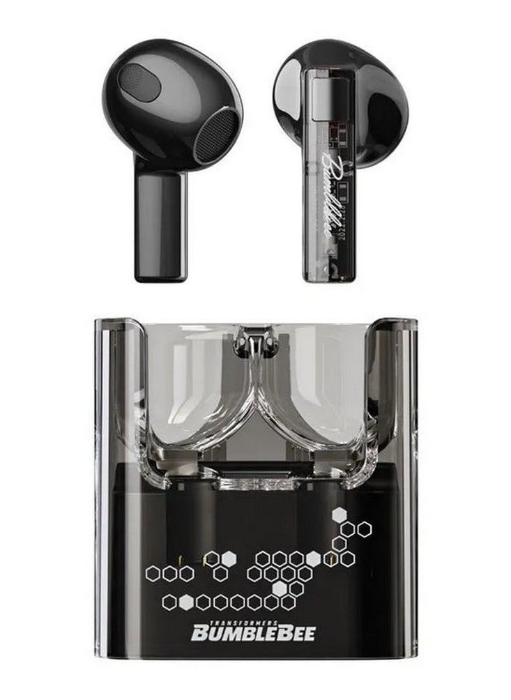 TRANSFORMERS - Transformers TF-T08 TWS True Wireless Bluetooth V5.3 Headphones - Black - Image 1