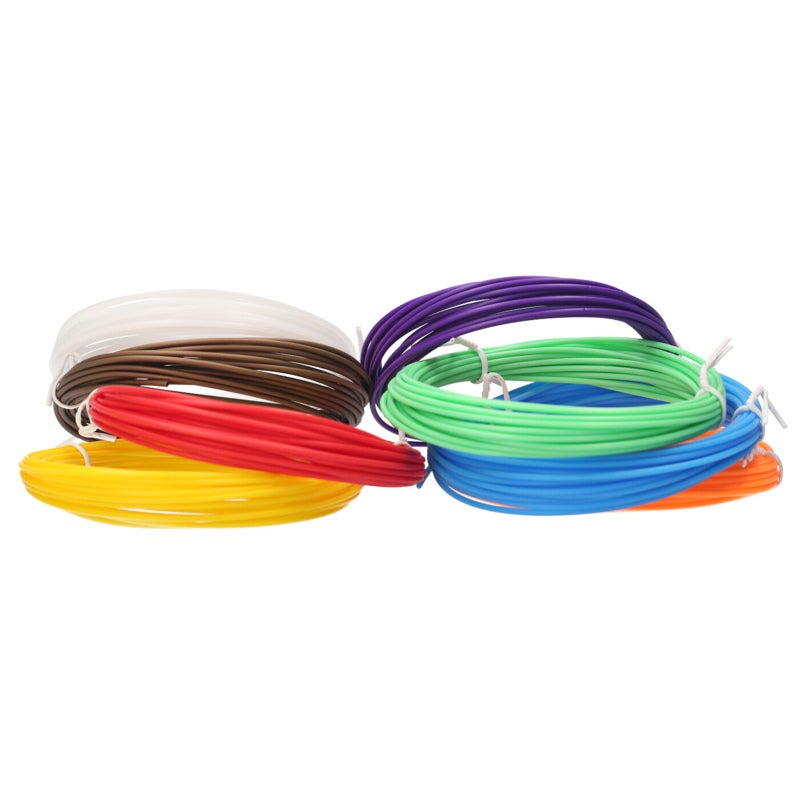 3D Pen Filament Refills 8 Colors 1.75mm PCL 3D Printing Filaments Each Color 16.4 Feet 3D Printing Pen Accessory - Image 1