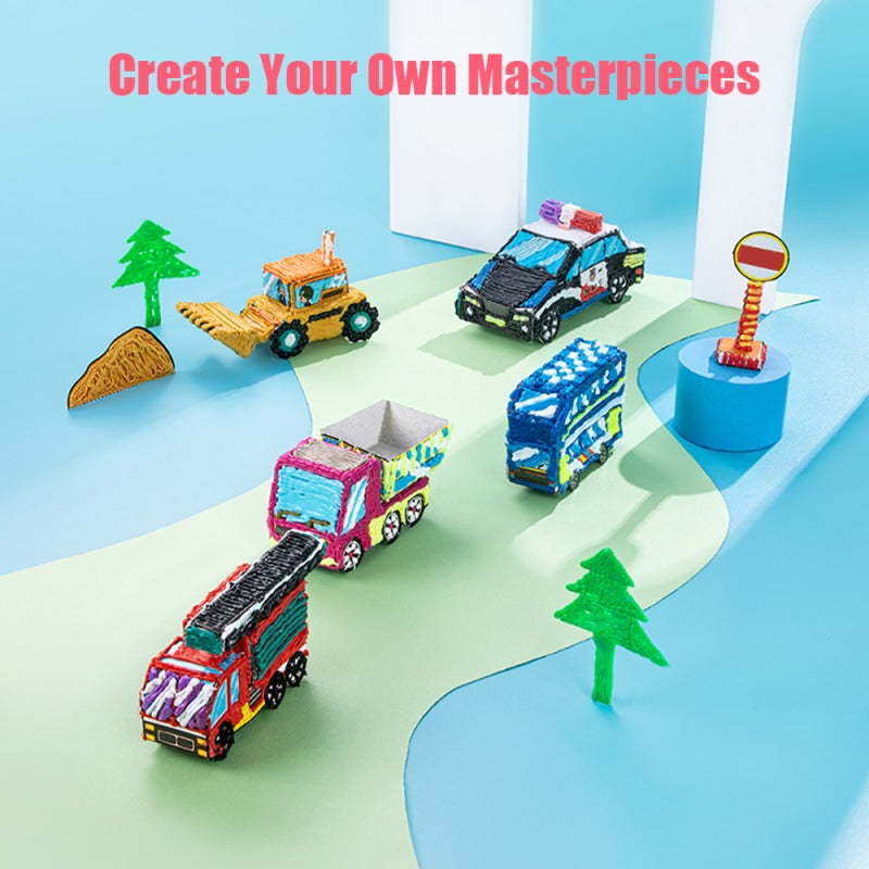 3D Pen Filament Refills 8 Colors 1.75mm PCL 3D Printing Filaments Each Color 16.4 Feet 3D Printing Pen Accessory - Image 2