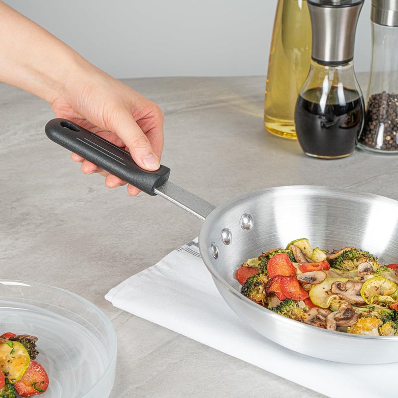 Restaurantware Restaurantware  Met Lux Pan Handle Sleeve 1 Removable Pan Handle Cover  Fits 8inch and 9inch Pans Aluminum Pans Sold Separately Black Silicone Handle Holder Sleeve Dishwashable NoSlip  - Image 5