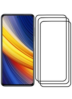 CATANES 3 Pack For Xiaomi Poco X3 Screen Protector Tempered Glass Full Glue Back  - Image 2