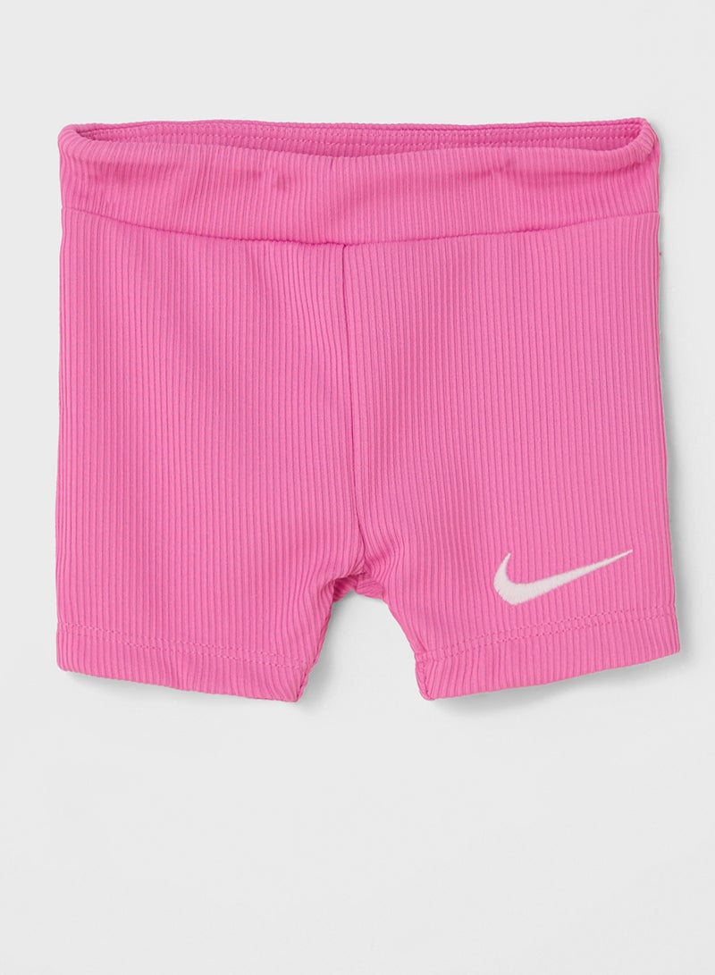 Nike Kids French Ribbed T-Shirt & Shorts Set  - Image 4