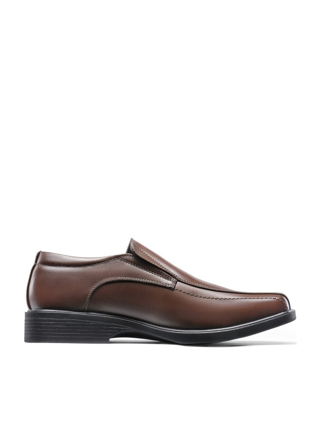 Bruno Marc Men's Square Toe Dress Loafers Shoes,Size 12,5-Dark Brown,CAMBRIDGE-05 - Image 1