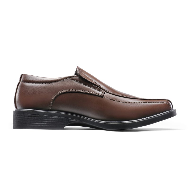 Bruno Marc Men's Square Toe Dress Loafers Shoes,Size 12,5-Dark Brown,CAMBRIDGE-05 - Image 3