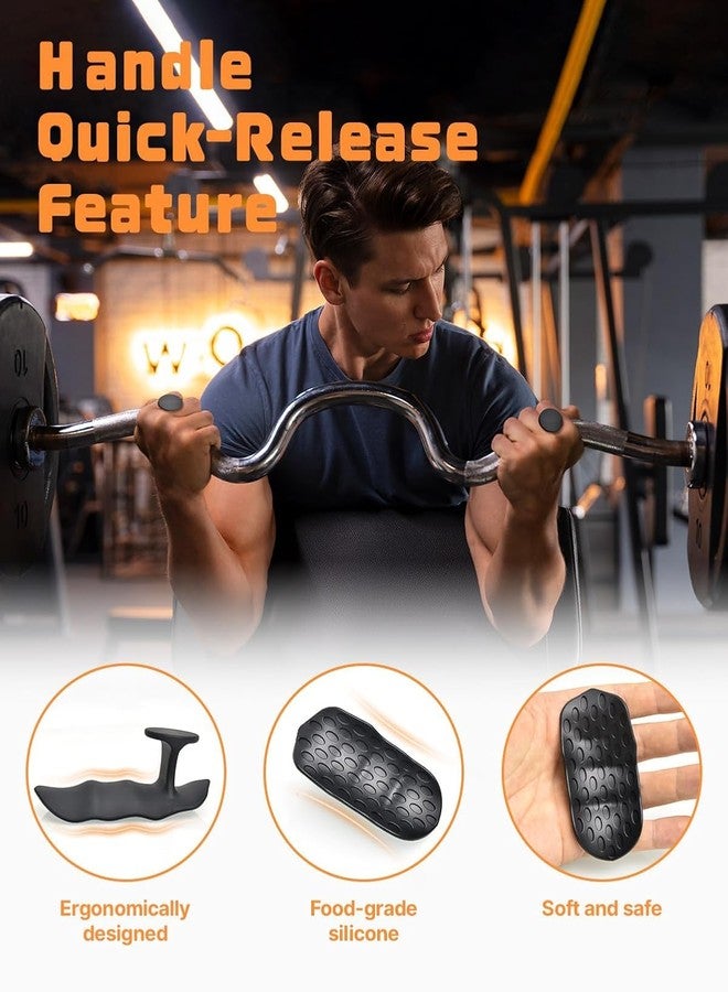 TAGUDA New Anti-Slip Workout Rubber Gym Grips Deadlifts Palm Protection Gloves for Weight Lifting, Dumbbell, Deadlift, Gym Training and Exercise for Men Women (Rubber Grip with Thumb) - Image 3