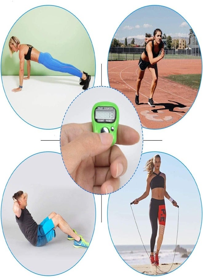 ATM Digital Finger Tally Counter with Adjustable Strap - Multicolour (Pack Of 5)  - Image 5