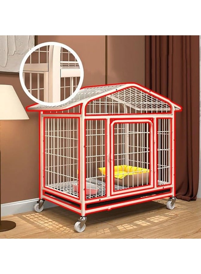 NKX Movable and Durable Pet Cage with Wheels  - Image 2