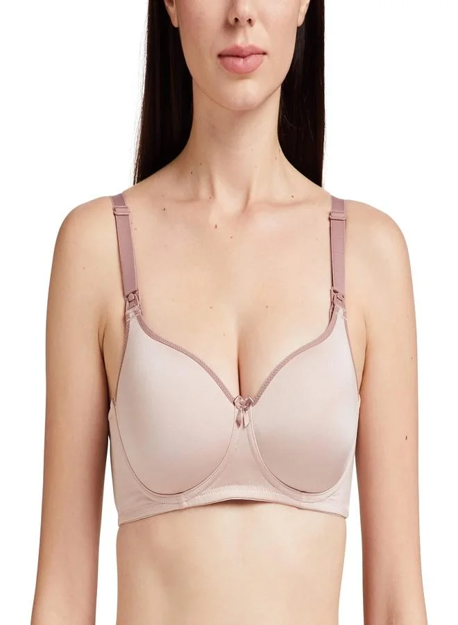 ترايامف Triumph International Women's Padded | Wireless | 110I498 Mamabel 34C Skin Full Coverage Bra | Pack of 1