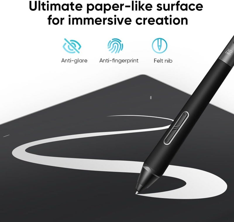 XPPen Deco Pro Graphic Drawing Tablet Bluetooth with Shortcut Remote Battery-Free Stylus Supports 16K Pressure (9" x 6") - Image 2