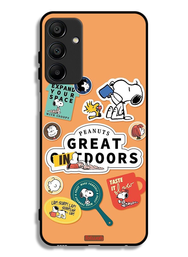 Tolwak Samsung Galaxy A15 4G Protective Case Cover Peanuts Stickers - Image 1
