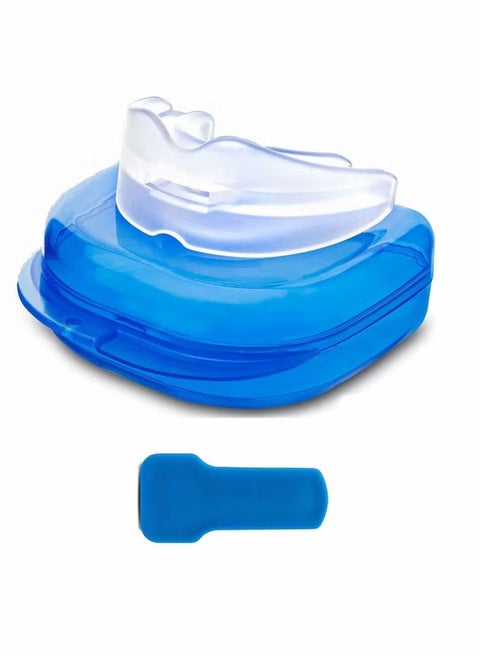 1 Pack Anti-Snoring Mouthpiece Adjustable Jaw Positioning Grinding Mouthpiece Night Time Teeth Mouthguard & Sleeping Bite Guard