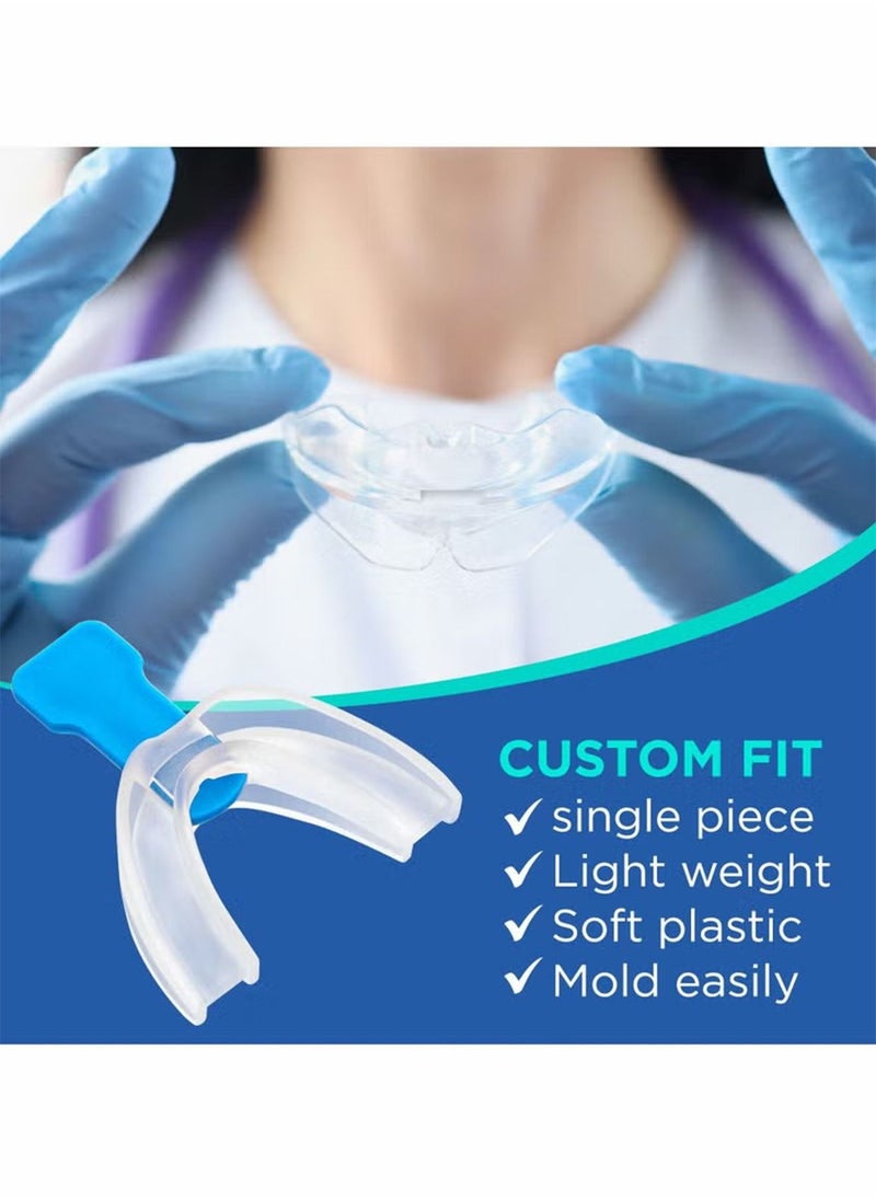 1 Pack Anti-Snoring Mouthpiece Adjustable Jaw Positioning Grinding Mouthpiece Night Time Teeth Mouthguard & Sleeping Bite Guard