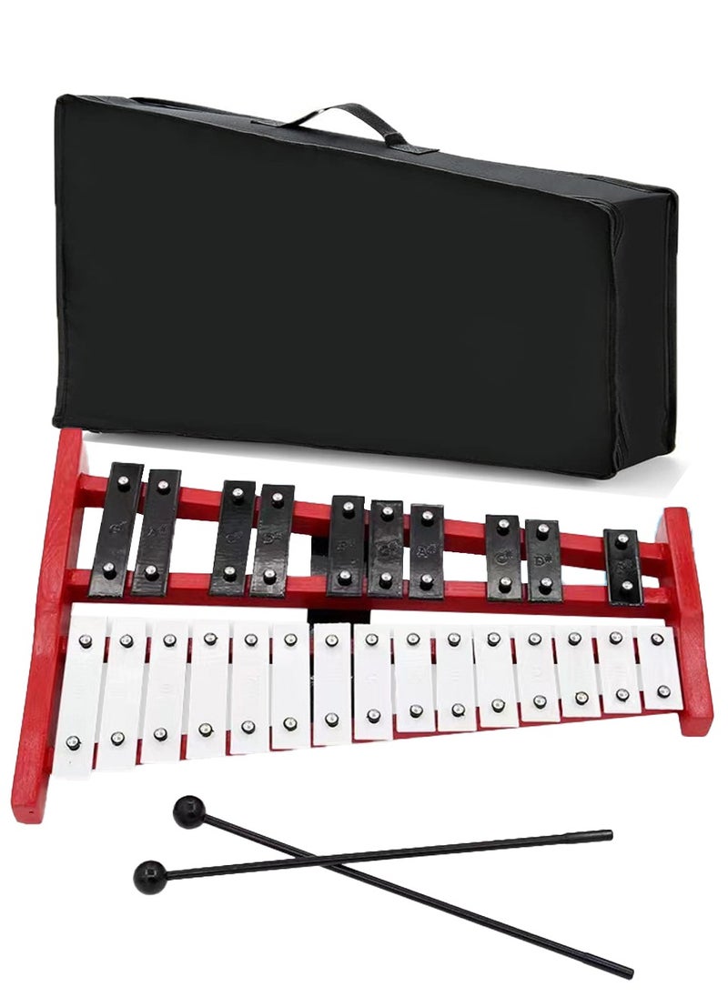 Mike Music - Professional 25-Note Xylophone with Mallets – Wooden Frame, Color-Coded Keys, with Carrying Case – Ideal for Music Learning & Kids' Education - Image 1