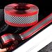 EOHMAK Automotive Door Entry Guard Car Door Sill Protector AntiCollision Strip Rubber Waterproof Protection Strip for Most Car 1M Length 5CM Width Red - Image 2