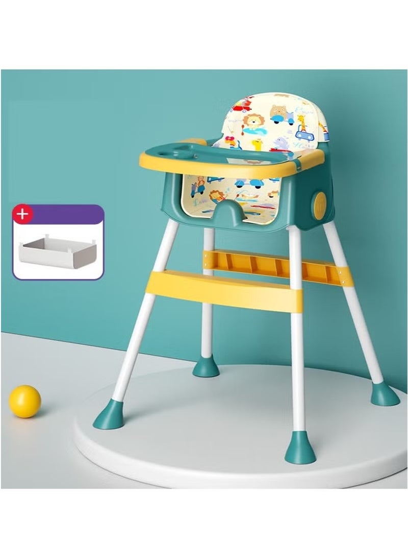 فول جوي كرسي طعام قابل للطي و التعديل متعدد الوظائف مع صينية قابلة للازالة,92*66*61  سم - Image 2