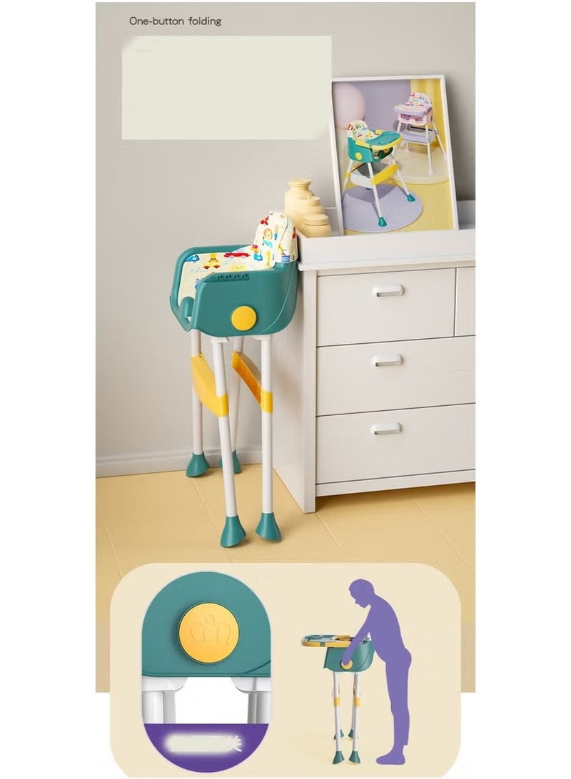 فول جوي كرسي طعام قابل للطي و التعديل متعدد الوظائف مع صينية قابلة للازالة,92*66*61  سم - Image 5