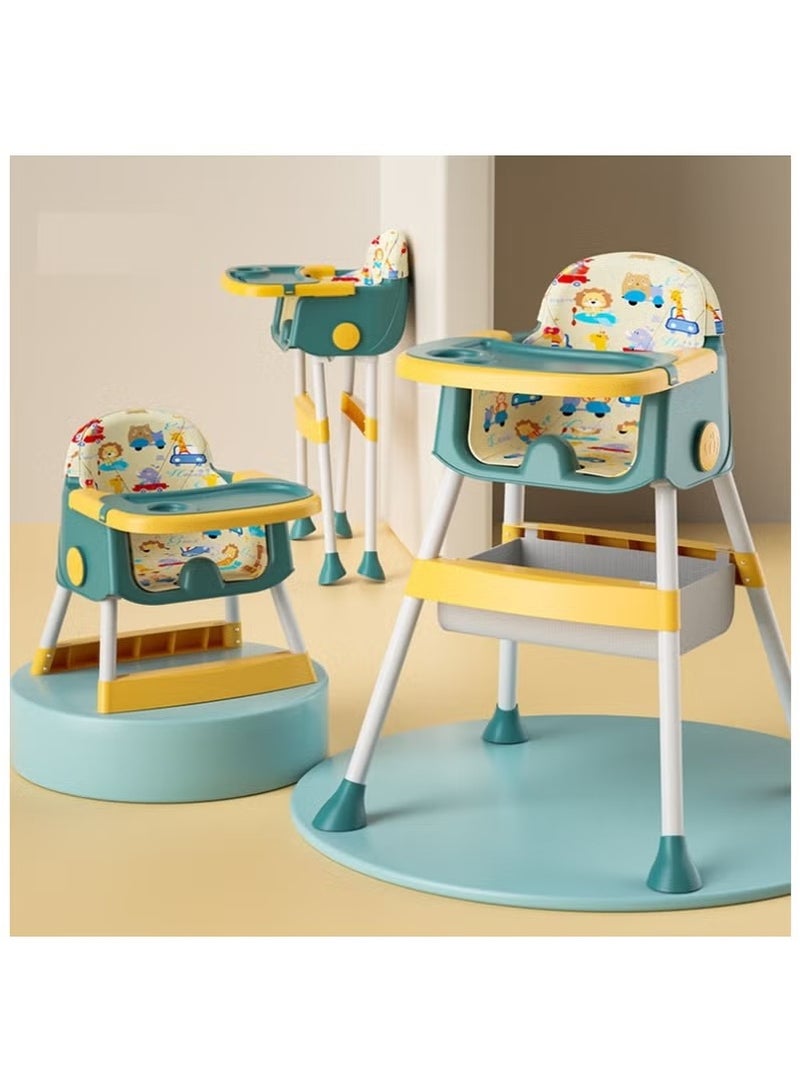 فول جوي كرسي طعام قابل للطي و التعديل متعدد الوظائف مع صينية قابلة للازالة,92*66*61  سم - Image 4