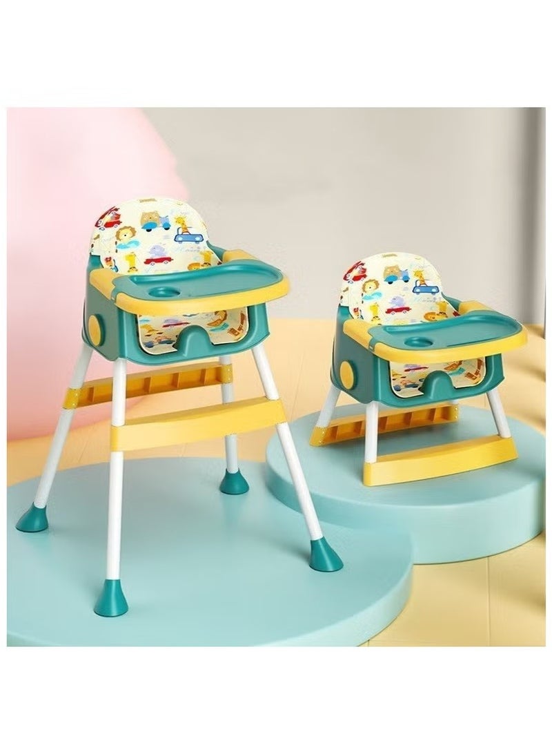 فول جوي كرسي طعام قابل للطي و التعديل متعدد الوظائف مع صينية قابلة للازالة,92*66*61  سم - Image 1