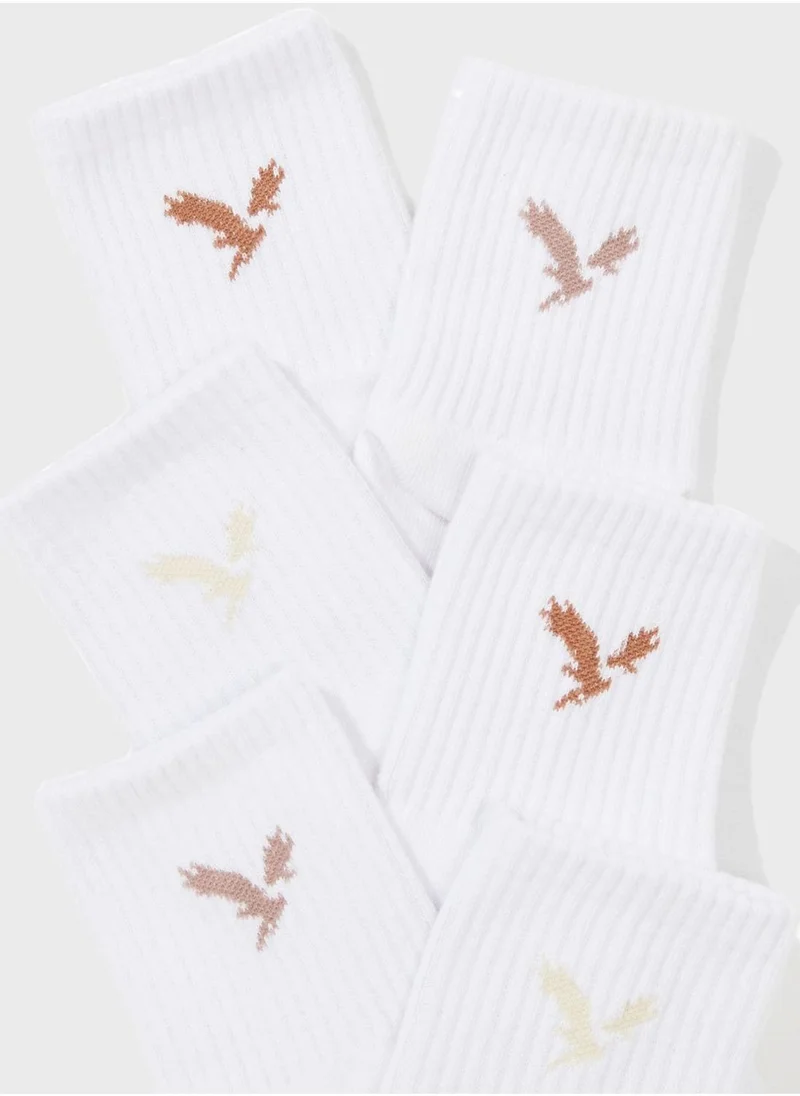 امريكان ايجل Boyfriend 3-Pack Crew Socks