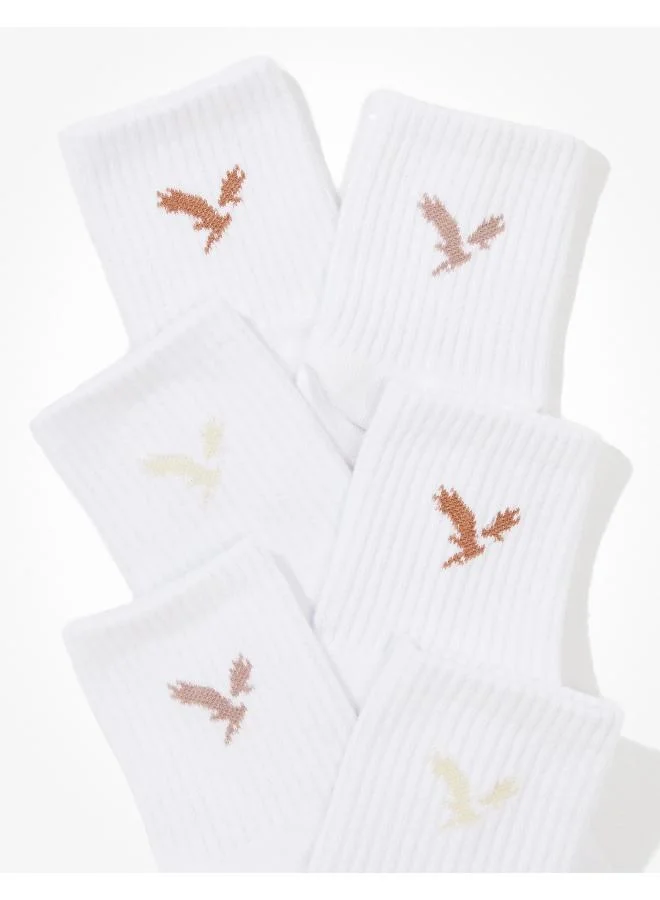 امريكان ايجل Boyfriend 3-Pack Crew Socks