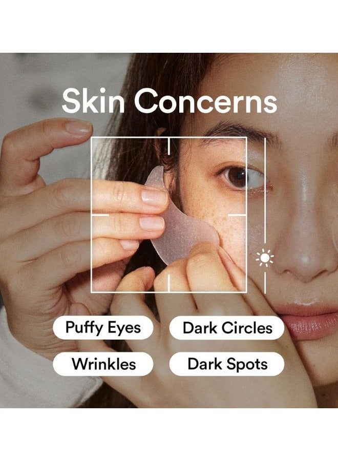 abib لصقات العين بالكولاجين من جل الورد الجيريشو (60 لصقة) ، معتمدة نباتية - Image 2