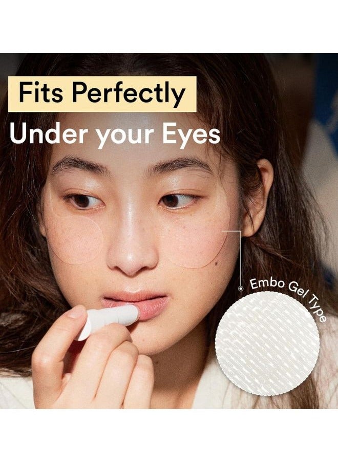 abib لصقات العين بالكولاجين من جل الورد الجيريشو (60 لصقة) ، معتمدة نباتية - Image 4