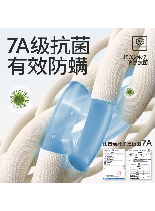 Bei Bi Baby Socks Summer Thin Cotton Class A Infant Toddler Baby Summer Spring Autumn Newborn Mid-tube Socks Non-binding Leg